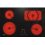 Miele KM 6542 FL - Piano cottura elettrico, filo, zona rostiera, WiFi, 75,2 cm (KM6542FLSW)