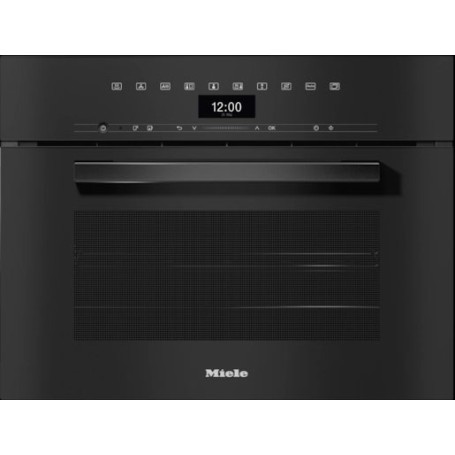 Miele DGC 7440 HC Pro - forno a vapore, nero ossidiana, camera di cottura in acciaio inox (DGC7440HCOBSW)
