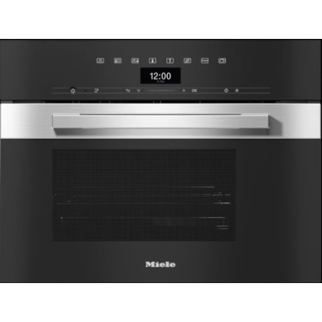 Miele DG 7240 - Forno a vapore, acciaio inossidabile Cleansteel, 60 x 45 cm (DG7240EDCLST)