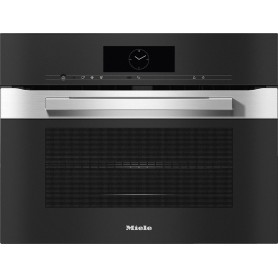 Miele H 7840 BM - Forno con microonde, acciaio inox Cleansteel, 60 x 45 cm (H7840BMEDCLST)