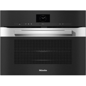 Miele H 7640 BM - Forno con microonde, acciaio inox Cleansteel, 60 x 45 cm (H7640BMEDCLST)