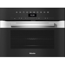 Miele H 7440 BM - Forno con microonde, acciaio inox Cleansteel, 60 x 45 cm (H7440BMEDCLST)