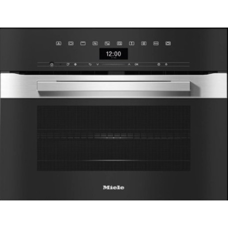 Miele H 7440 BM - Forno con microonde, acciaio inox Cleansteel, 60 x 45 cm (H7440BMEDCLST)