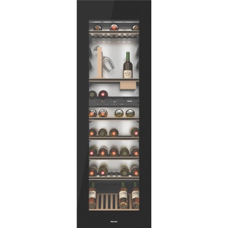 Miele KWT 6722 iGS-1 Cantinetta vino da incasso con vetro nero da 57 cm (KWT6722IGS-1OBS)