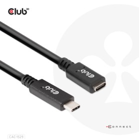 CLUB3D CAC-1529 cavo USB 2 m USB 3.2 Gen 1 (3.1 Gen 1) USB C Nero (CAC-1529)