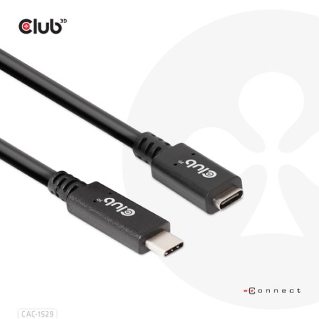 CLUB3D CAC-1529 cavo USB 2 m USB 3.2 Gen 1 (3.1 Gen 1) USB C Nero (CAC-1529)