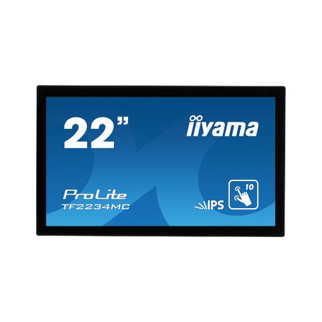 iiyama ProLite TF2234MC 54,6 cm (21.5") 1920 x 1080 Pixel Multi-touch Multi utente Nero (TF2234MC-B6AGB)