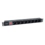 Equip 333286 unità di distribuzione dell'energia (PDU) 8 presa(e) AC 1U Nero (333286)