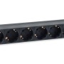 Equip 333286 unità di distribuzione dell'energia (PDU) 8 presa(e) AC 1U Nero (333286)
