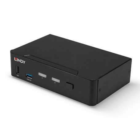 Lindy 39312 switch per keyboard-video-mouse (kvm) Nero (39312)