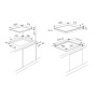 Küppersbusch KI 8880.1 SR, induzione su tutta la superficie 78 cm, senza cornice