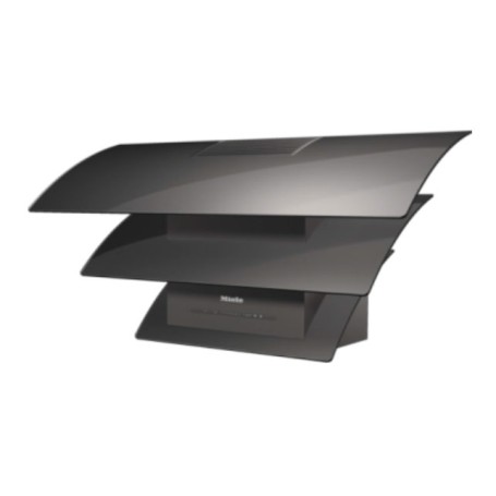 Miele DA 7198 W Triple Grey - cappa inclinata, grigio grafite, WiFi, 88 cm (DA7198WGRGR)