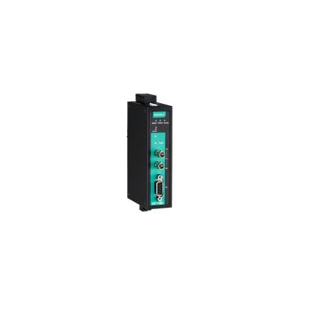 Moxa ICF-1180I-S-ST convertitore multimediale di rete 1310 nm Nero, Verde