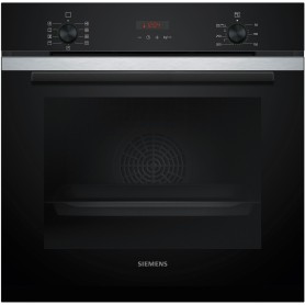 SIEMENS HB273ABS3 - FORNO iQ300, NERO/ACCIAIO INOX, PIROLISI, 5 ANNI GARANZIA, 60 CM