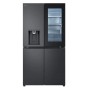LG GMG960EVEE - Multiporta/Portafinestra, attacco acqua fisso, InstaView, BlackSteel