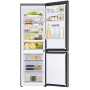 Samsung RL34C602CB1/EG - combinazione frigo/congelatore, 185 cm, 344 ℓ, Premium Black Steel