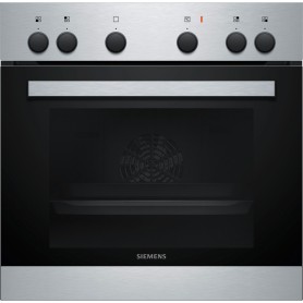 SIEMENS HE010FBR1 - FORNO DA INCASSO iQ100, NERO/ACCIAIO INOX, ABBINABILE A PIANI ELETTRICI, 60 CM