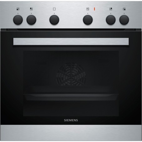 SIEMENS HE010FBR1 - FORNO DA INCASSO iQ100, NERO/ACCIAIO INOX, ABBINABILE A PIANI ELETTRICI, 60 CM