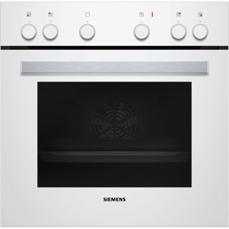 SIEMENS HE010FBV1 - FORNO DA INCASSO iQ100, BIANCO/ACCIAIO INOX, ABBINABILE A PIANI ELETTRICI, 60 CM