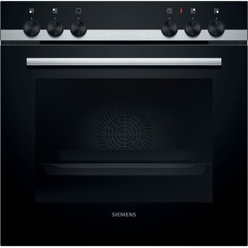 SIEMENS HE510ABR2 - FORNO DA INCASSO iQ100, NERO/ACCIAIO INOX, ABBINABILE A PIANI ELETTRICI, 60 CM