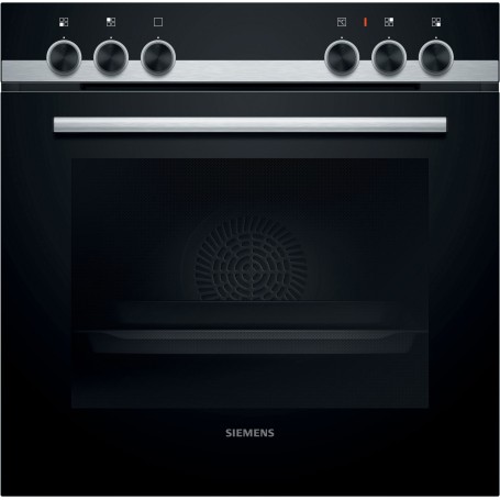 SIEMENS HE510ABS2 - FORNO DA INCASSO iQ100, NERO/ACCIAIO INOX, ABBINABILE A PIANI ELETTRICI, 60 CM