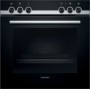 SIEMENS HE510ABS2 - FORNO DA INCASSO iQ100, NERO/ACCIAIO INOX, ABBINABILE A PIANI ELETTRICI, 60 CM
