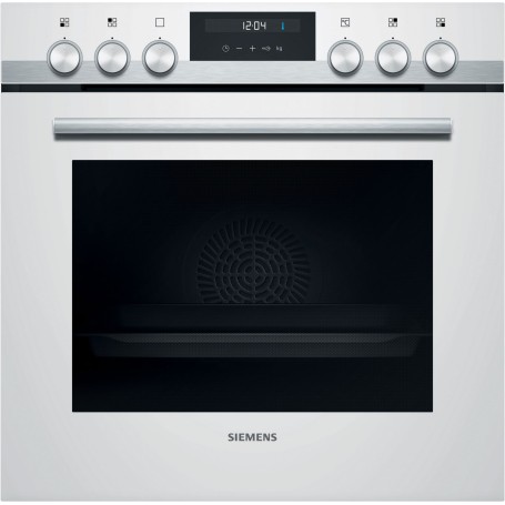 SIEMENS HE517ABW0 - FORNO DA INCASSO iQ500, BIANCO/ACCIAIO INOX, ABBINABILE A PIANI ELETTRICI, 60 CM