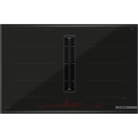 Bosch Piano cottura a induzione PVQ890H26E con cappa aspirante integrata