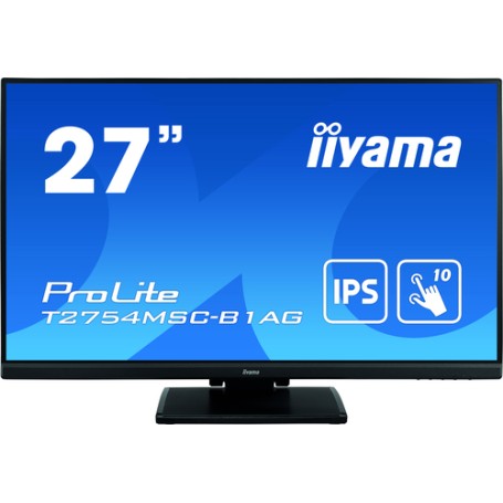 iiyama ProLite T2754MSC-B1AG monitor touch screen 68,6 cm (27") 1920 x 1080 Pixel Multi-touch Multi utente Nero (T2754MSC-B1AG)