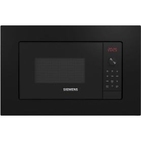 SIEMENS BE623LMB3 - MICROONDE iQ300, NERO/ACCIAIO INOSSIDABILE, GRIGLIA, STOP SINISTRO, 60 X 38 CM