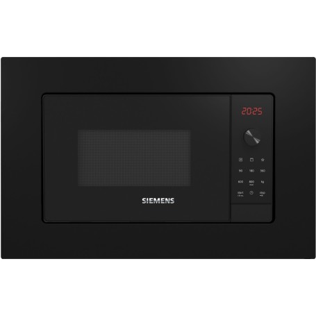SIEMENS BE623LMB3 - MICROONDE iQ300, NERO/ACCIAIO INOSSIDABILE, GRIGLIA, STOP SINISTRO, 60 X 38 CM