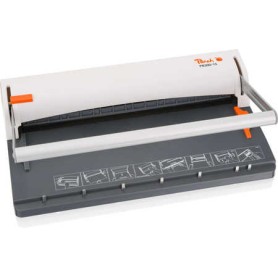 Peach PB300-15 macchina piegafoglii Rilegatrice a filo 60 fogli Nero, Bianco (PB300-15)