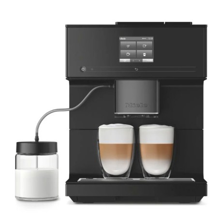 Miele CM 7750 125 Edition - macchina da caffè completamente automatica, nero ossidiana opaco (CM 7750 125_pomo)