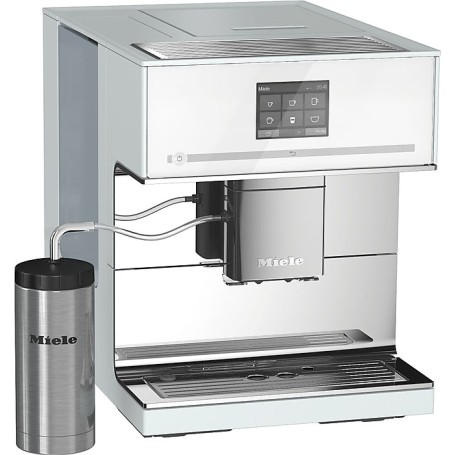 Miele CM 7550 bianco brillante - macchina da caffè completamente automatica (CM 7550_promo)