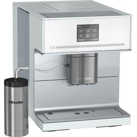 Miele CM 7350 bianco brillante - macchina da caffè completamente automatica (CM 7350 bianco_promo)