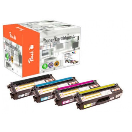 Peach 112066 cartuccia toner 4 pz Compatibile Nero, Ciano, Magenta, Giallo (0F112066) (PT788)