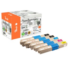 Peach 112229 cartuccia toner 5 pz Compatibile Nero, Ciano, Magenta, Giallo (0F112229) (PT1051)