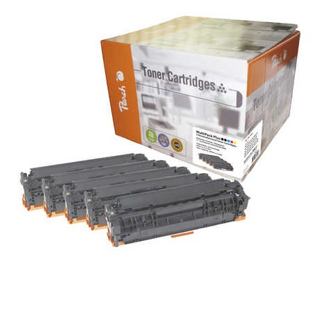 Peach PT559 cartuccia toner 5 pz Nero, Ciano, Magenta, Giallo (0F111856)
