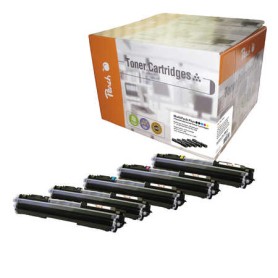 Peach PT560 cartuccia toner 5 pz Nero, Ciano, Magenta, Giallo (PT560)