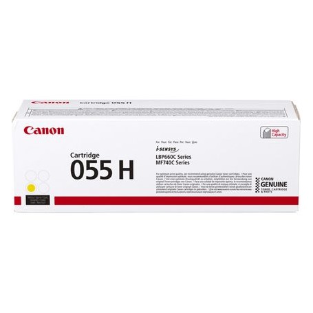 Canon 055H cartuccia toner 1 pz Originale Giallo (3017C004)