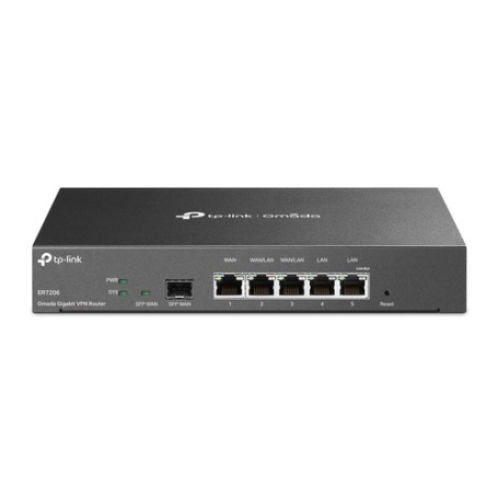 TP-LINK TL-ER7206 router cablato Gigabit Ethernet Nero (TL-ER7206)