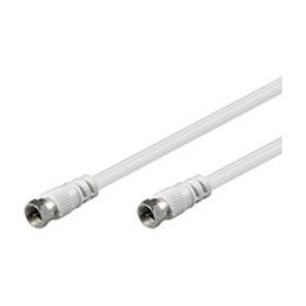 Goobay AKF 150 1.5m cavo coassiale 1,5 m Bianco (11721)