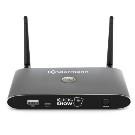 Kindermann Klick & Show K 40 Base Unit, sistema di presentazione wireless HDMI Desktop (7488000315) (WMS-40)