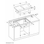Gaggenau CV282101 Piano cottura ad induzione filotop con cappa integrata CV282101 senza cornice da 80 cm