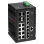 Edimax IGS-5416P switch di rete Gestito Gigabit Ethernet (10/100/1000) Supporto Power over Ethernet (PoE) Nero (IGS-5416P)