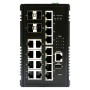 Edimax IGS-5416P switch di rete Gestito Gigabit Ethernet (10/100/1000) Supporto Power over Ethernet (PoE) Nero (IGS-5416P)