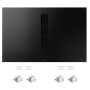Gaggenau CV482105 Piano cottura a induzione con cappa integrata CV 482 105 in vetroceramica nero da 80 cm