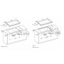 Gaggenau VI482115 Piano cottura a induzione con cornice in acciaio inox da 80 cm