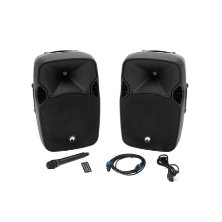 Omnitronic 11038759 altoparlante 2-vie Nero Con cavo e senza cavo 150 W (11038759)