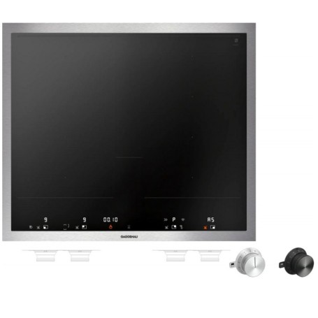 Gaggenau VI462115 Piano cottura a induzione con cornice in acciaio inox da 60 cm
